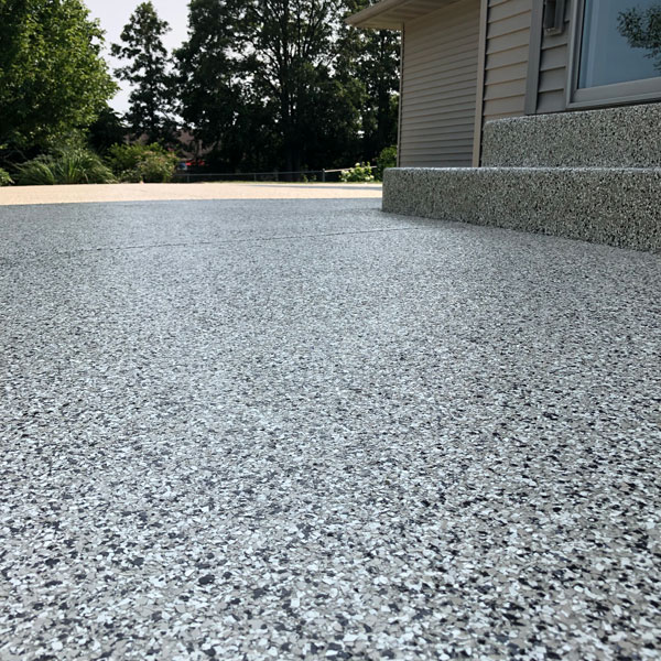concrete floor covering